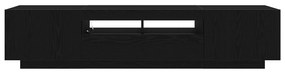 Aparador de TV vidaXL com Luzes LED em Madeira de Carvalho 180x35x40 c