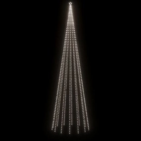 Árvore de Natal com espigão 1134 luzes LED 800 cm branco frio