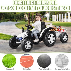 Carro infantil 12V com controle remoto veículo infantil para crianças 108 x 64 x 41 cm preto