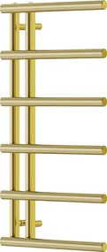 Mexen Jukon radiador decorativo de casa de banho 988 x 500 mm, 246 W, dourado - W116-0988-500-00-50