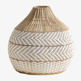 Abajur De Rattan Trançado Llaury Ø40 Cm - Sklum