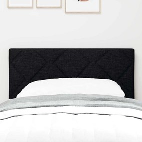 Cabeceira LED vidaXL Design de Blocos de Diamante Preta 80 cm Tecido