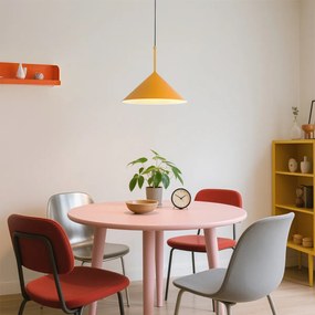 Candeeiro de suspensão design amarelo - Triangolo