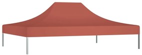 Teto para tenda de festas 4x3 m 270 g/m² terracota