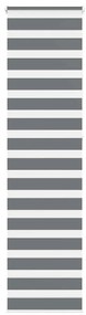 vidaXL Cortina de zebra 65x230 cm largura do tecido 60,9 cm poliéster