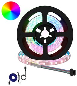 vidaXL Fita LED 2 pcs Preto e Transparente 750 mm Cobre e Plástico