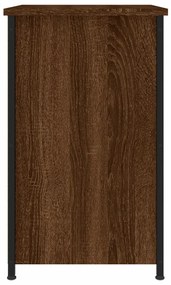 Mesas de cabeceira 2 pcs derivados de madeira carvalho castanho