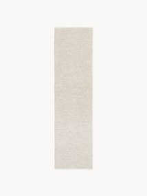 Passadeira para interior e exterior artesanal com padrão de losangos vintage Rika