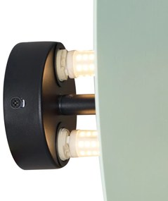 Candeeiro de parede de design verde orgânico 20 cm 2-luzes - Pulley Design