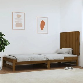 824856 vidaXL Cabeceira de parede 82,5x3x60 cm pinho maciço castanho-mel