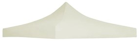 vidaXL Teto para tendas de festas 3 x 3 m creme