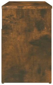 Banco sapateira 80x30x45cm derivados de madeira carvalho fumado