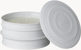 Vela perfumada de três pavios com tampa Pisara (citrinos frescos, floral)