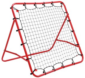 Rede de ressalto para futebol ajustável 100 x 100 cm