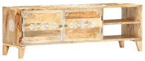 Móvel de TV 120x30x40 cm madeira de mangueira maciça