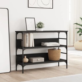 Mesa consola 100x32x75 cm derivados de madeira preto