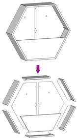 Vasos/floreiras de parede 2 pcs aço corten cor enferrujado