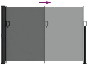 Toldo lateral retrátil 140x600 cm antracite