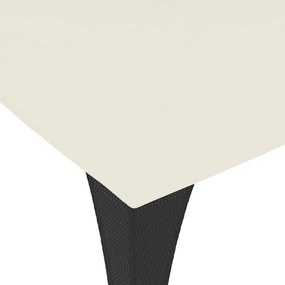 Gazebo com telhado duplo 3,98x2,98 m aço creme