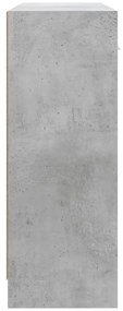 Aparador 91x28x75 cm derivados de madeira cinzento-cimento