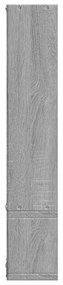 Estante 96x12x64 cm derivados de madeira cinzento sonoma