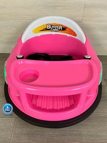 Carrinho de Choques elétrico para crianças Autogiro 12V Eléctrico Rosa