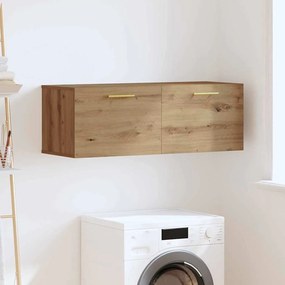 vidaXL Armário de Parede carvalho artisiano 100 x 36.5 x 35 cm