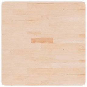 Tampo de mesa quadrado 70x70x2,5 cm carvalho maciço não tratado