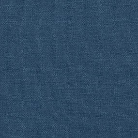 Cadeiras de jantar 2 pcs tecido azul