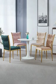 Cadeira Wiwen Golden Veludo - Beige