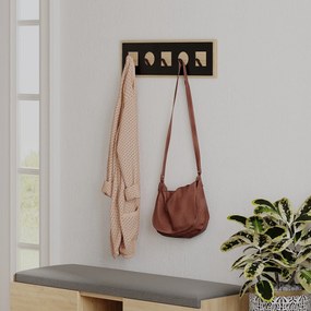 Armário Multiuso Berlin A – Nogueira e Branco – 60x200x35 cm