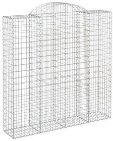 Cestos gabião arqueados 8pcs 200x50x200/220cm ferro galvanizado