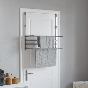 Estendal para varanda 89x25x(60-95) cm alumínio