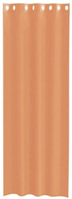 Cortinas de voile com ilhós 2 pcs terracota