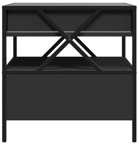 Mesa de centro c/ luzes LED Infinity 50x50x51 cm preto