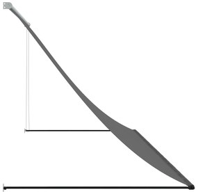 Toldo retrátil 300x150 cm tecido e aço antracite