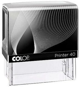 Carimbo Colop Printer 40 Preto 23 X 59 mm