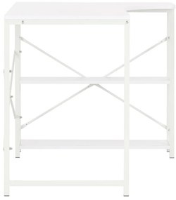 Secretária de computador 120x72x70 cm branco