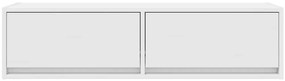Armário de TV vidaXL Branco 100x31x25,5 cm Madeira de Engenharia