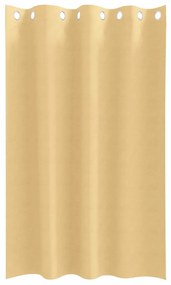 Cortinas com cortinas 2 pcs Bege 175 x 140 cm Poliéster