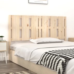 Cabeceira de cama 155,5x4x100 cm pinho maciço