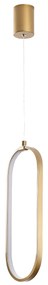 Chandelier Can – Dourado – 17 x 60-110 x 10 cm