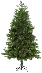 HOMCOM Árvore Artificial de Natal com Base Dobrável 934 Galhos PE e PVC Árvore de Natal Decorativa para Exterior Interior Ø105x210cm | Aosom Portugal