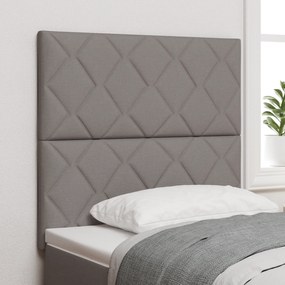 Cabeceira Design Blocos de Diamante Taupe 90 cm Tecido
