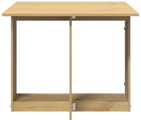 Mesa de jantar dobrável Corona pinho maciço castanho-mel