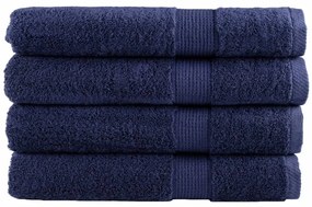 Toalhas premium SOLUND 4 pcs 100x200 cm 600 gsm azul-marinho