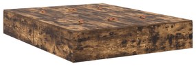 Cama de Armazenamento vidaXL Carvalho Fumado 150x200 cm