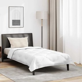 vidaXL Duvet para Todas as Estações Branco 155 x 200 cm Microfibra
