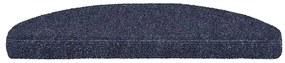Tapetes de escada autoadesivos 30 pcs 65x21x4 cm azul