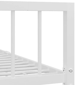 Estrutura de cama metal 90x200 cm branco